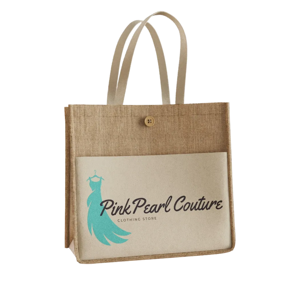 Jute Tote Bags - Custom Tees Today