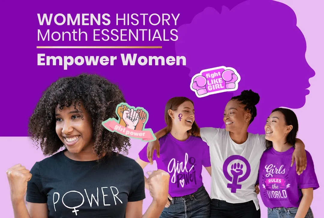 CustomTeesToday.com Women's History Month