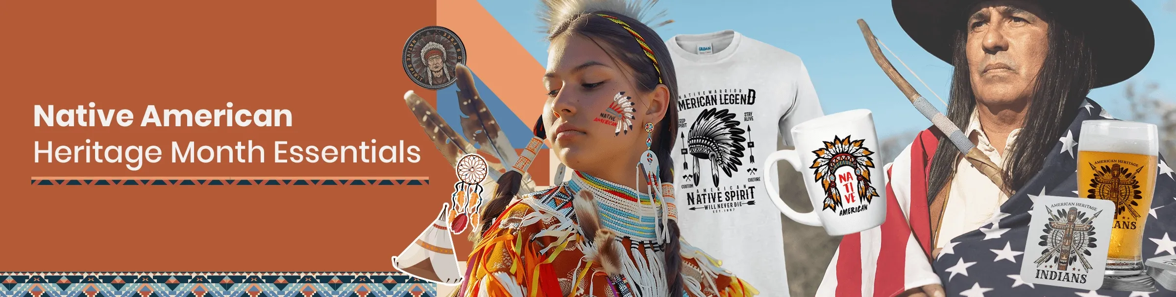 CustomTeesToday.com Native American Heritage Month Essentials