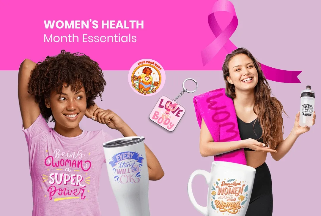 CustomTeesToday.com Women's Health Month