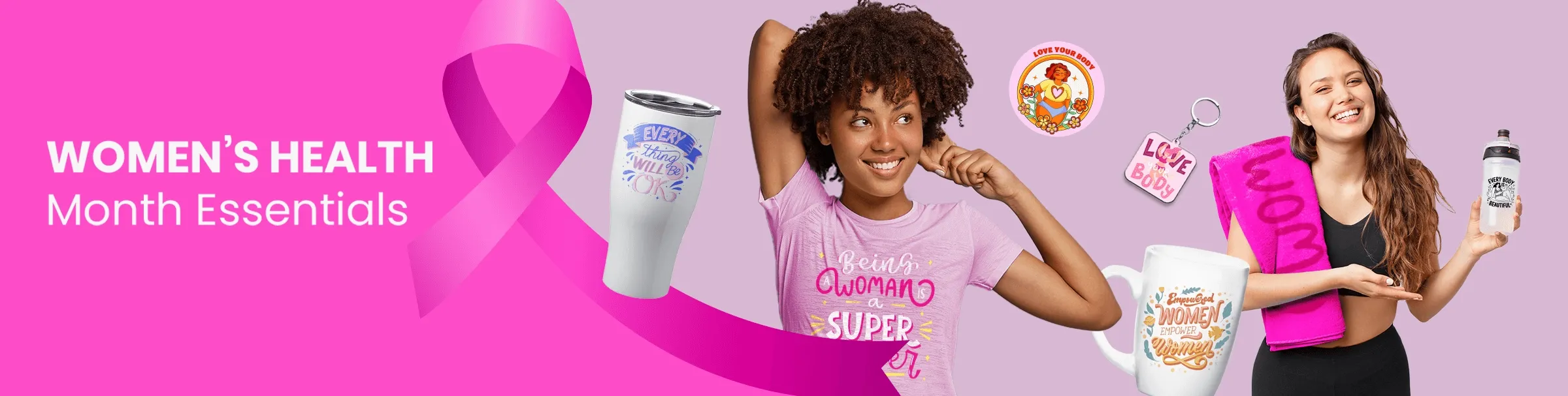 CustomTeesToday.com Women's Health Month