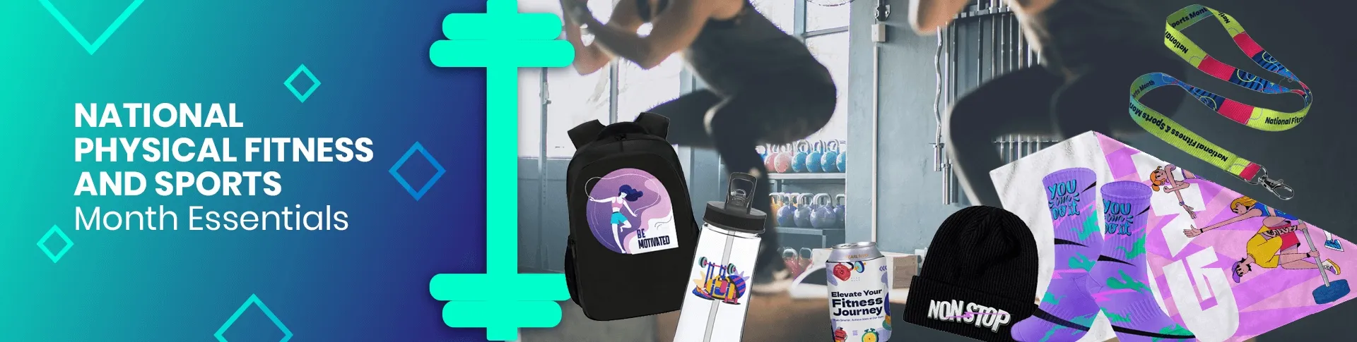 CustomTeesToday.com National Physical Fitness and Sports Month