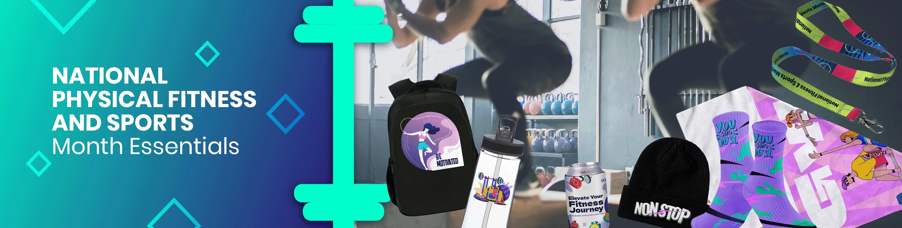 CustomTeesToday.com National Physical Fitness and Sports Month