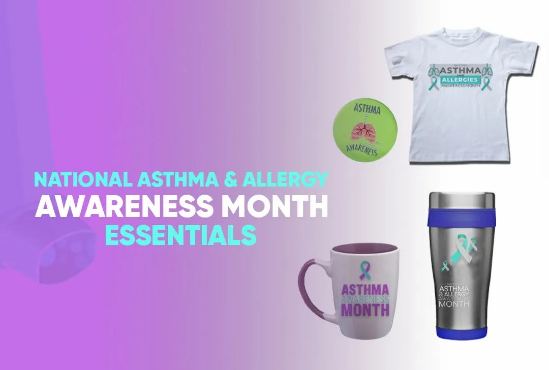 CustomTeesToday.com National Asthma & Allergy Awareness Month