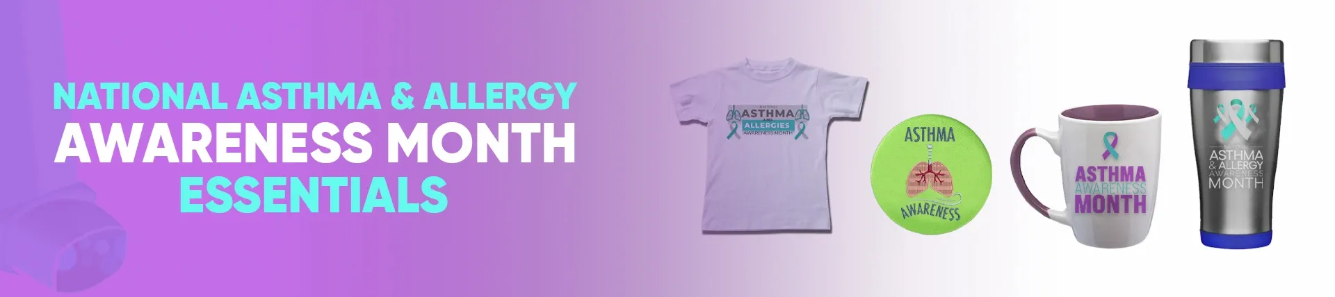 CustomTeesToday.com National Asthma & Allergy Awareness Month