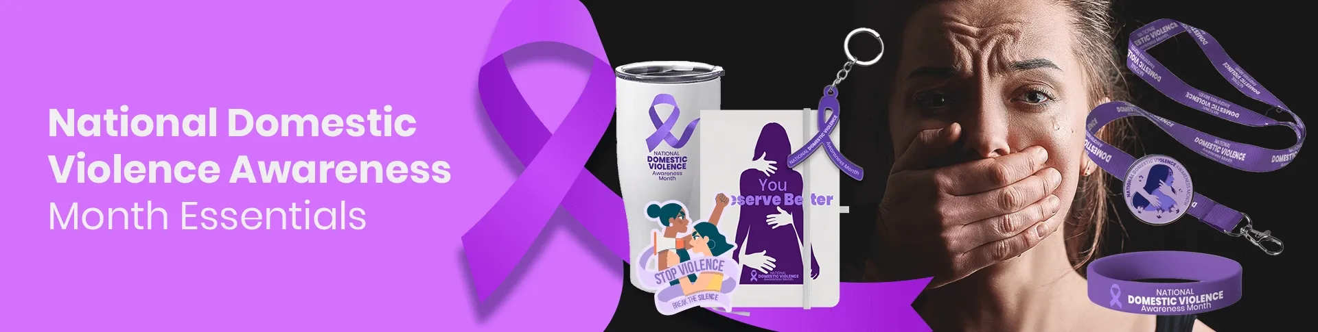 CustomTeesToday.com National Domestic Violence Awareness Month