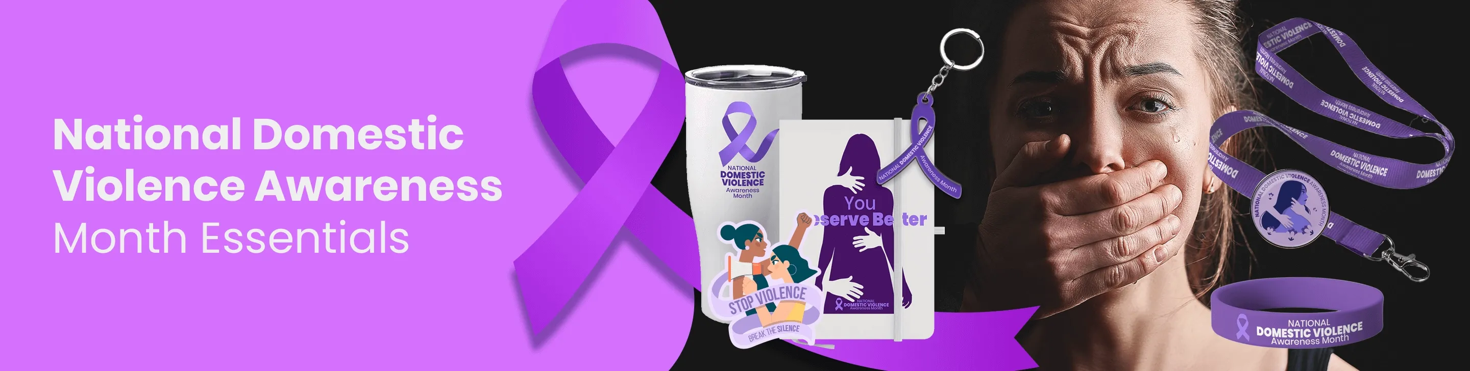 CustomTeesToday.com National Domestic Violence Awareness Month