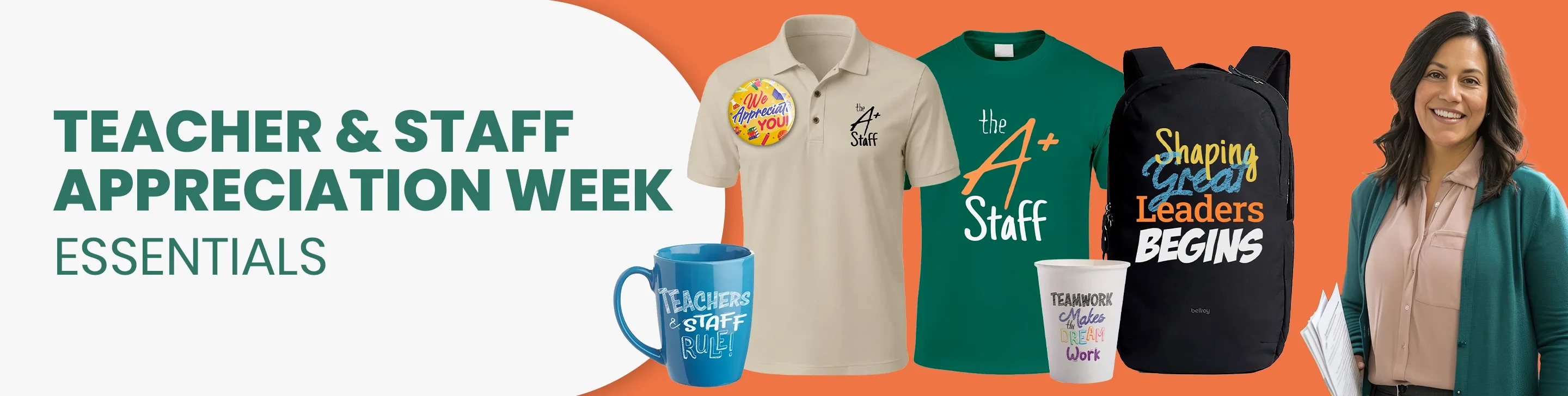 CustomTeesToday.com Teacher & Staff Appreciation Week