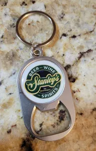 CustomProPrints.Com - Multi-use Alloy Bottle Opener Keychain