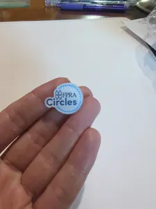 CustomShoeCharm.Com - Acrylic Lapel Pin