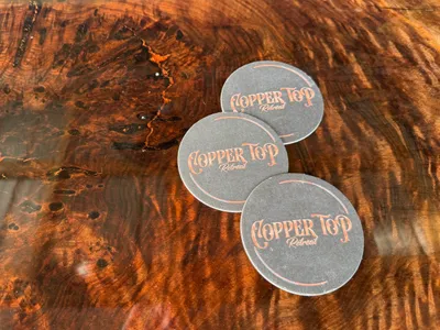 Kraft Paper Coaster - Coasters turned out perfect