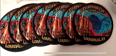 Embroidered Patches - Beautiful work from the team at Custom Patch Factory Patches for Old School Magic the Gathering tournament
