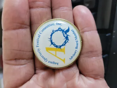 Epoxy Lapel Pin - The lapel pins will be used at the Induction Ceremony of our organization to formally welcome the newly appointed Advisory Board Member