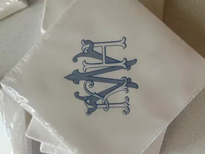 Custom Paper Beverage Napkin - For a wedding