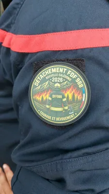 PVC Patches - Reinforcements from the New Caledonia Fire Department in France for the 2026 wildfire season