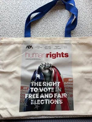 Custom Natural Cotton Tote Bag - A wonderful tote with our magazine cover art on both sides