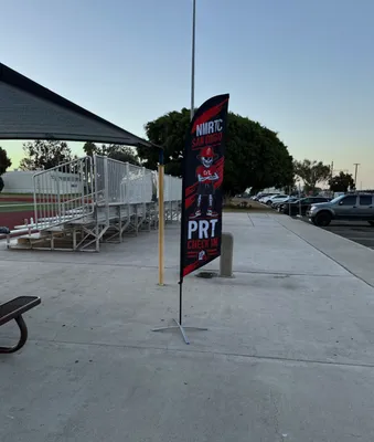 Custom Blade Flags - Naval Hospital San Diego Physical Readiness Test check in