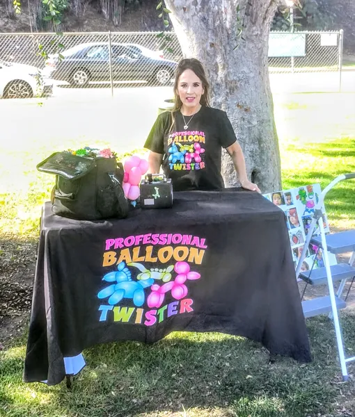 My niece is a Balloon Artist  Face Painter This is one of her birthday  events