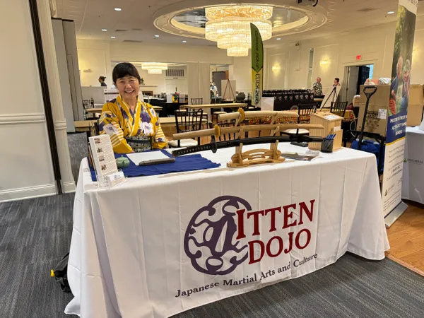Representing our dojo at a local Welcome Expo