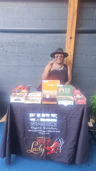 The cloth was perfect for my cigar vending table