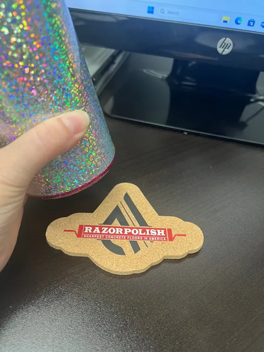 CustomProPrints.Com - Cork Coasters