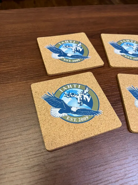 CustomProPrints.Com - Cork Coasters