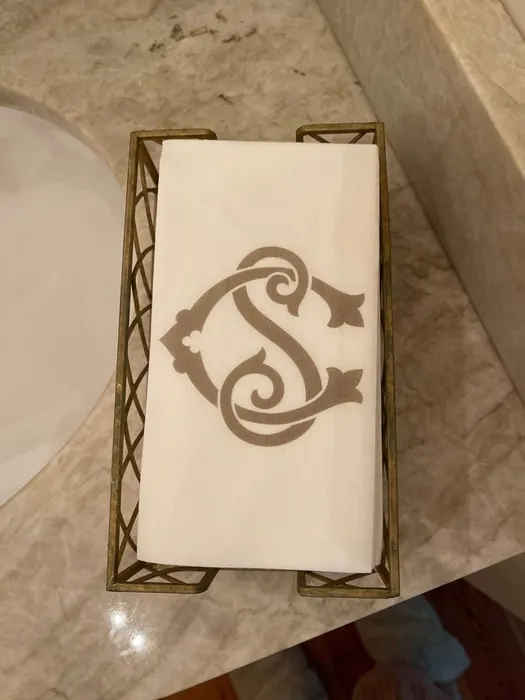 ImprintNow.it - Custom Linen Guest Towel Napkin