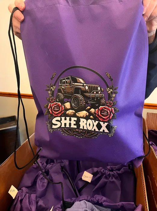 CustomShoeCharm.Com - Custom Non-Woven Drawstring Bag