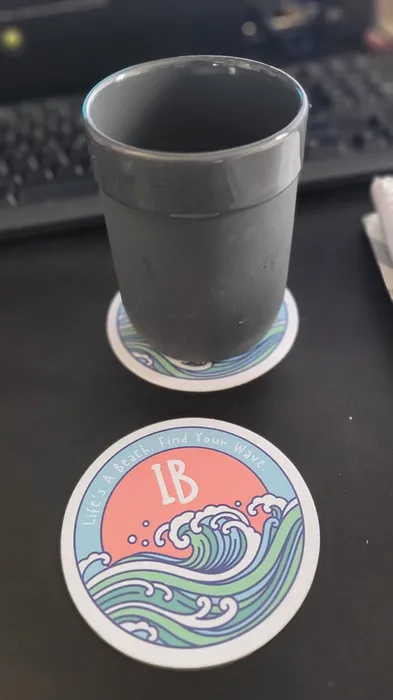 CustomProPrints.Com - Super Absorbent Bar Coaster