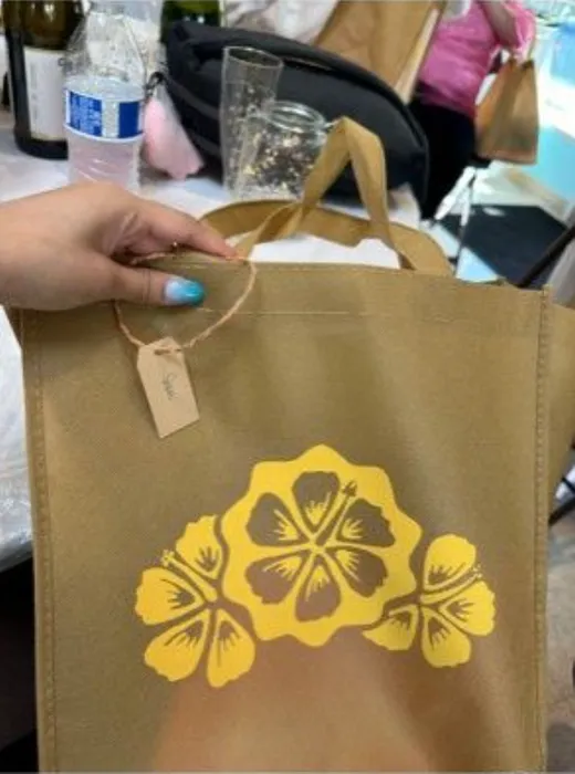 CustomShoeCharm.Com - Custom Small Grocery Tote Bag