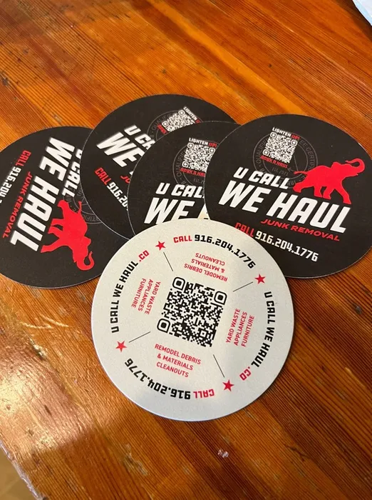 CustomProPrints.Com - Pulpboard Coasters