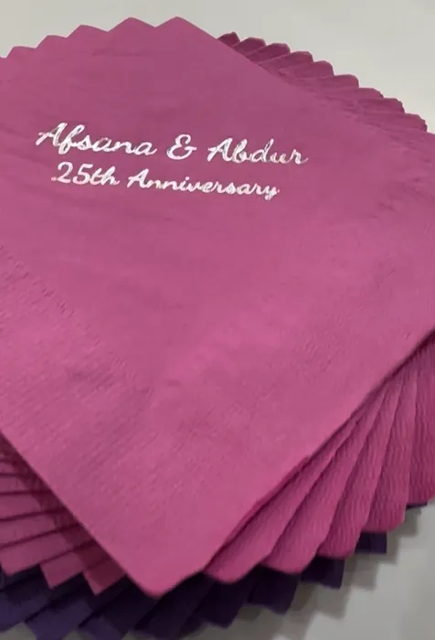 ImprintNow.it - Custom Foil Stamped Beverage Napkin