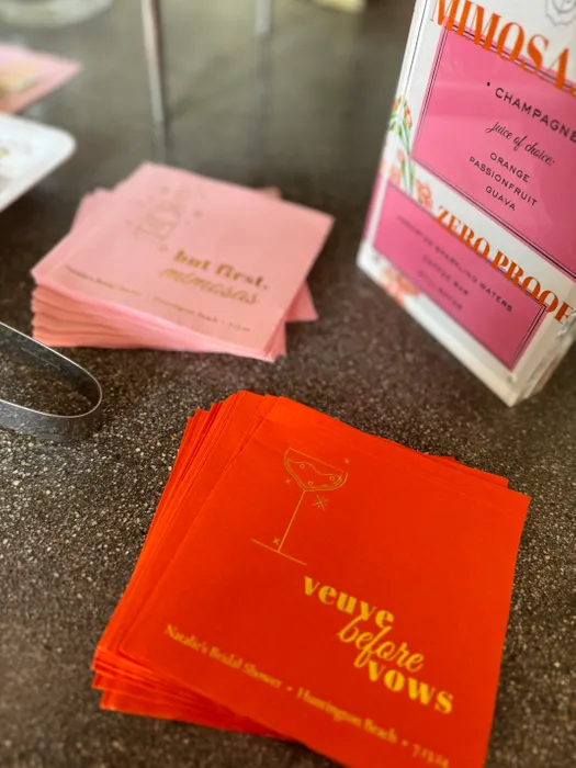 ImprintNow.it - Custom Foil Stamped Beverage Napkin