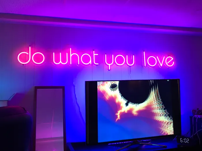 CustomProPrints.Com - Do What You Love Neon Sign