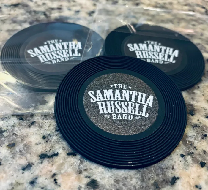 CustomProPrints.Com - Soft Plastic Record Coaster