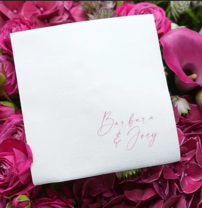 ImprintNow.it - Custom Linen Beverage Napkin