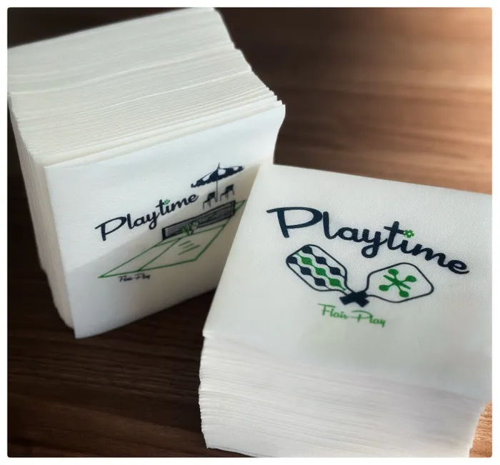 ImprintNow.it - Custom Linen Beverage Napkin