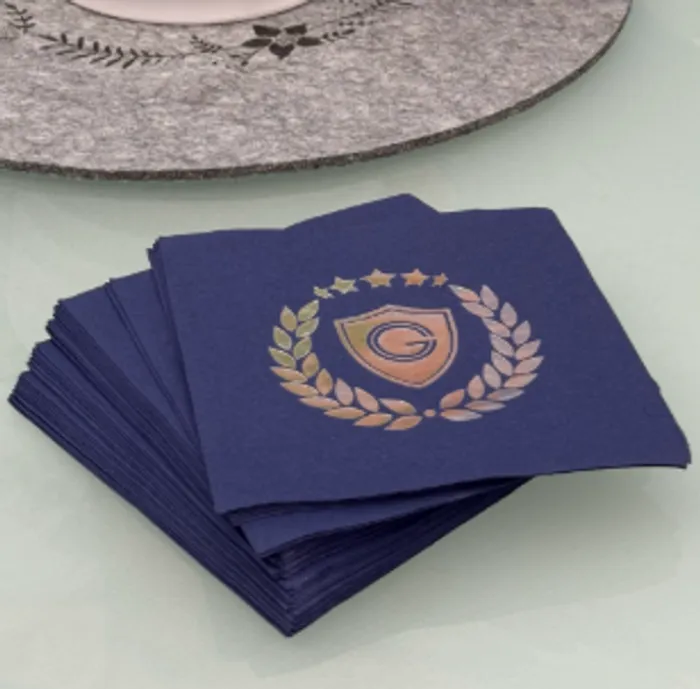 StealthPins.Com - Custom Foil Stamped Beverage Napkin