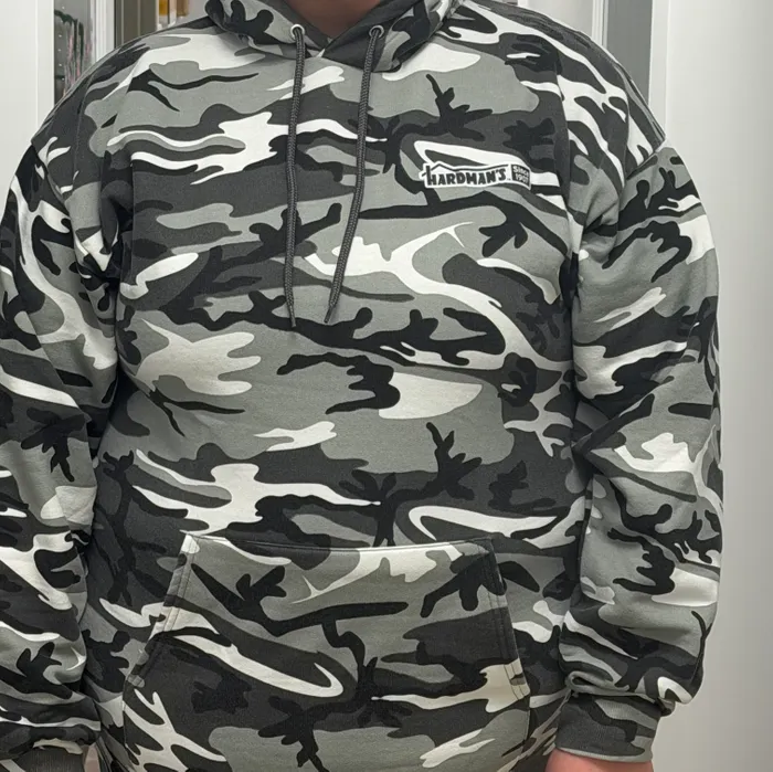 StealthPatches.Com - Port & Company Core Fleece Camo Pullover Hooded Sweatshirt. PC78HC
