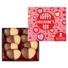 Chocolate Dipped Heart Cookie in Gift Box 