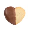 Chocolate Dipped Heart Cookie in Gift Box 