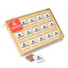 Fifteen Piece Chocolate Foiled Square Box 