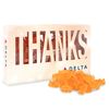 Thanks Die Cut Box with Champagne Gummy Bears 