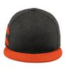 New Era Shadow Heather Striped Flat Bill Snapback Cap 