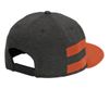New Era Shadow Heather Striped Flat Bill Snapback Cap 