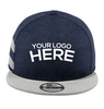 New Era Shadow Heather Striped Flat Bill Snapback Cap 