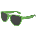 Transparent Sunglasses Lime Green