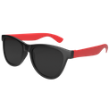 Lunettes de soleil bicolore Noir-Rouge
