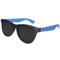 Lunettes de soleil bicolore Noir-Bleu