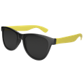Lunettes de soleil bicolore Noir-Jaune